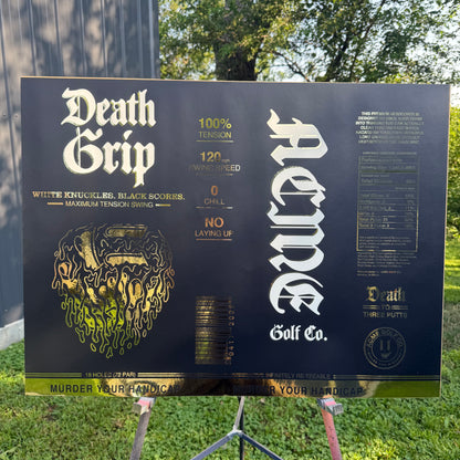 DEATH GRIP FOIL ART PRINT 24X32"